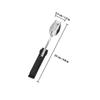 WEKAMOS Adaptive Spork for Disabled and Elderly People with Anti-skid Stainless Steel and Nylon Material, Easy to Grasp and Time-saving Utensil for Independent Eating and Daily Use view 2