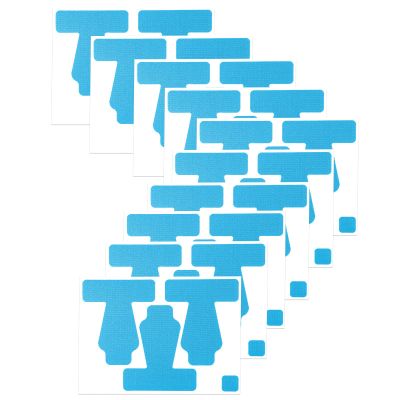 10pcs Thumb Support Tape, Self-Adhesive Kinesiology Thumb Support Brace Protective Straps Stretchy Athletic Tape for Sport Housework Joint Supporting (Blue)