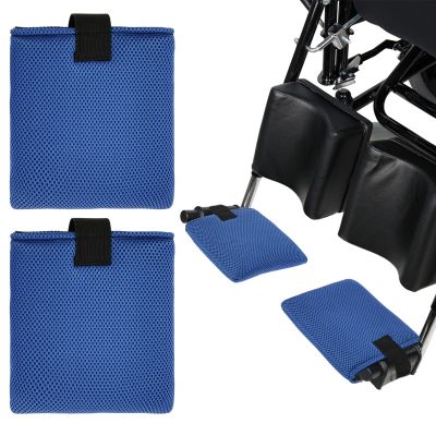 1 Pair Wheelchair Foot Rest Covers,Non-Slip Footplate Protector Pad, Wheelchair Foots Pads,Soft Leg Rest Cushion for Prevent Foot and Pedal Being Scratched