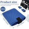 1 Pair Wheelchair Foot Rest Covers,Non-Slip Footplate Protector Pad, Wheelchair Foots Pads,Soft Leg Rest Cushion for Prevent Foot and Pedal Being Scratched view 2