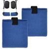 1 Pair Wheelchair Foot Rest Covers,Non-Slip Footplate Protector Pad, Wheelchair Foots Pads,Soft Leg Rest Cushion for Prevent Foot and Pedal Being Scratched view 4