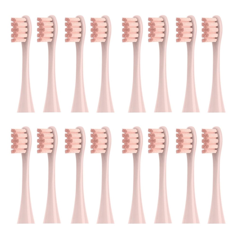 16pcs Replacement Brush HeadsCompatible for Oclean Sonic X/Pro/ Z1/ SE F1 One PW01/03/05/07/09 P5 Electric Toothbrush(16 Pink)
