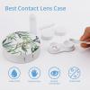 fkgvwo Contact Lens Container Travel Contact Lens Box with Mirror Tweezers Solution Bottle view 3