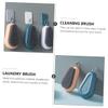 Blue 2pcs Abs Laundry Brush for Shoes and Clothes Household Use view 3