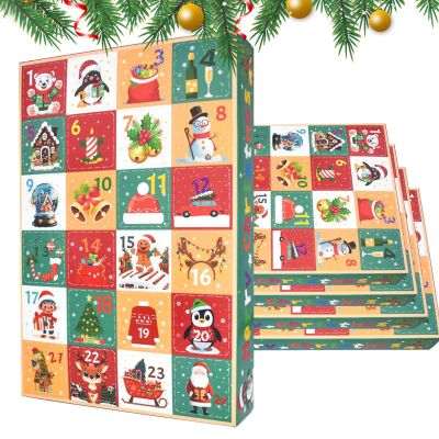 Countdown Calendar Empty Reusable 5 Pieces