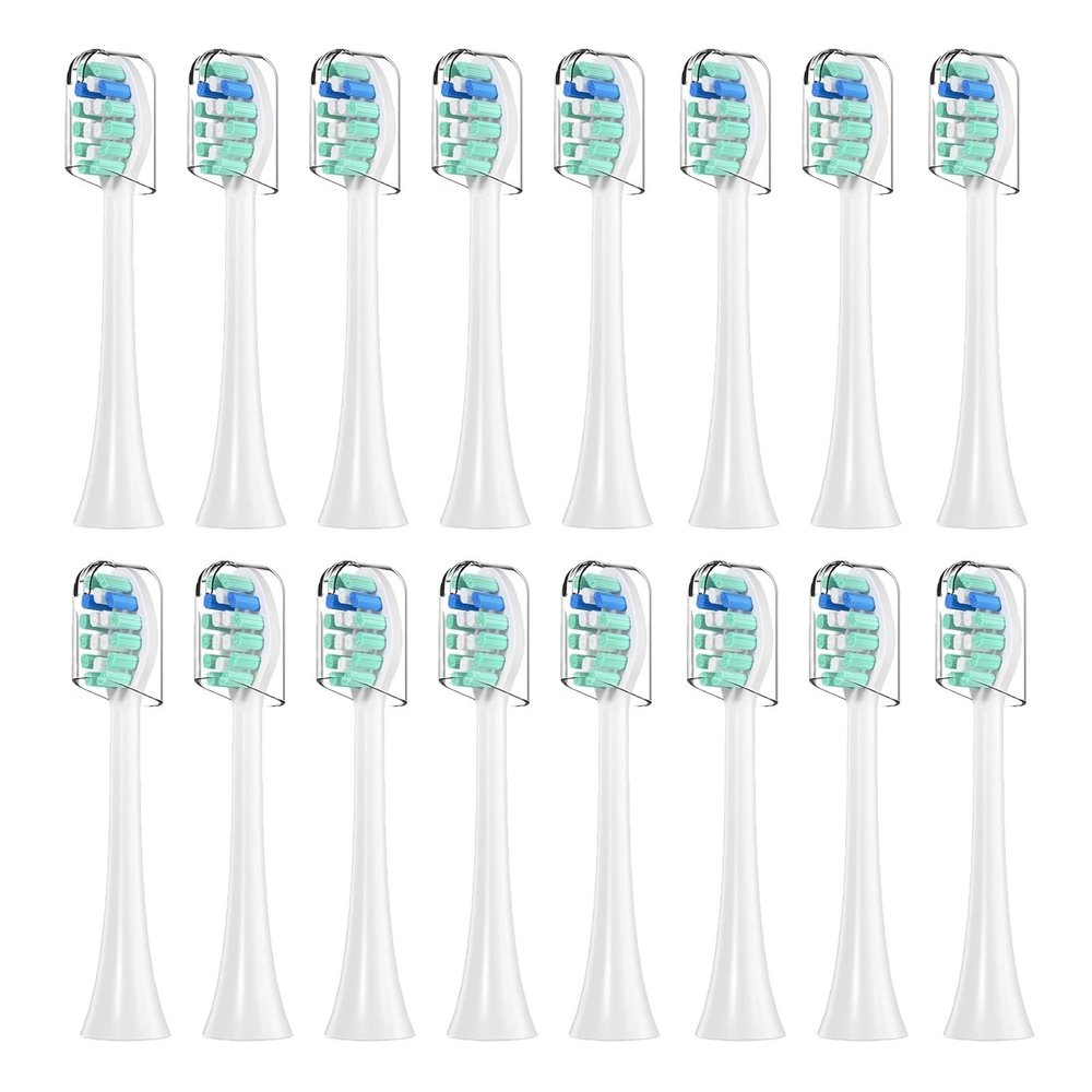 4-16pcs Toothbrush Replacement Heads,Compatible for with Brush Head 4100 5100 6100 9023(Orange)