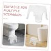 DOITOOL Transparent Shower Step Stool with Slip-Resistant Surface Ergonomic Clear Foot Rest for Bathroom Minimalist Bath Chair for Safe Shower Seating view 3