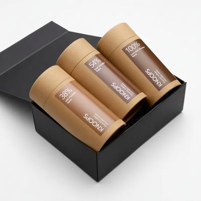 Knoops Vegan Hot Chocolate Bundle, 38% Oat Milk, 54% Dark, 100% Extra Dark
