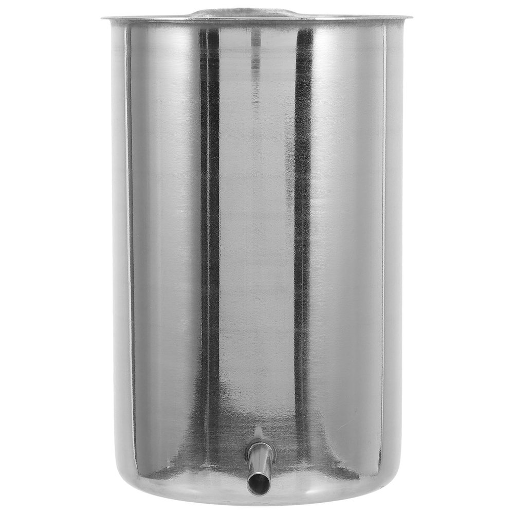 Anneome Stainless Steel Hanging Bucket 1000ml Portable Metal Tub with Simple Design and Easy to Hold Features for Home Cleansing Use