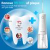 BarberBoss Advanced Water Flosser, 5 Pressure Modes and 340ml Large Tank, IPX8 Waterproof Oral Irrigator, 4 Jet Tips & Travel Lock, Water Flosser for Teeth & Gums, Portable Flosser QR-7104 (White) view 3