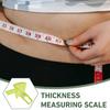 Yardwe Body Fat Caliper Digital Skinfold Calipers with Precision Measurement and Multifunctional Design Plastic Body Fat Measurement Device for Fitness Tracking and Home Use view 3