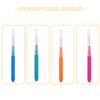 COLLBATH 40pcs Interdental Brush Tooth Flossing Brush Stainless Steel Wire Plastic Braces for Teeth Gaps and Oral Flosser Suitable for Braces and Daily Dental Care view 3