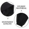 DEARMAMY 2 Pairs PU Oversleeves for Work Black Extended Arm Protector Sleeves Flexible Fit Oil-resistant Cleaning Cooking Painting Housework Protection view 3