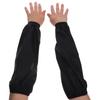 DEARMAMY 2 Pairs PU Oversleeves for Work Black Extended Arm Protector Sleeves Flexible Fit Oil-resistant Cleaning Cooking Painting Housework Protection view 4