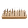 BUGUUYO Wooden Pegboard for Hand Rehabilitation and Fine Motor Skills Enhancement Occupational Therapy Tool for Adults Cognitive and Hand-Eye Coordination Trainer in Rehabilitation Centers view 1