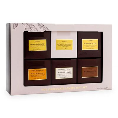 Whitard of Cheelsea Hot Chocolate Lovers Gift Set, 6 x 140g | NAEM