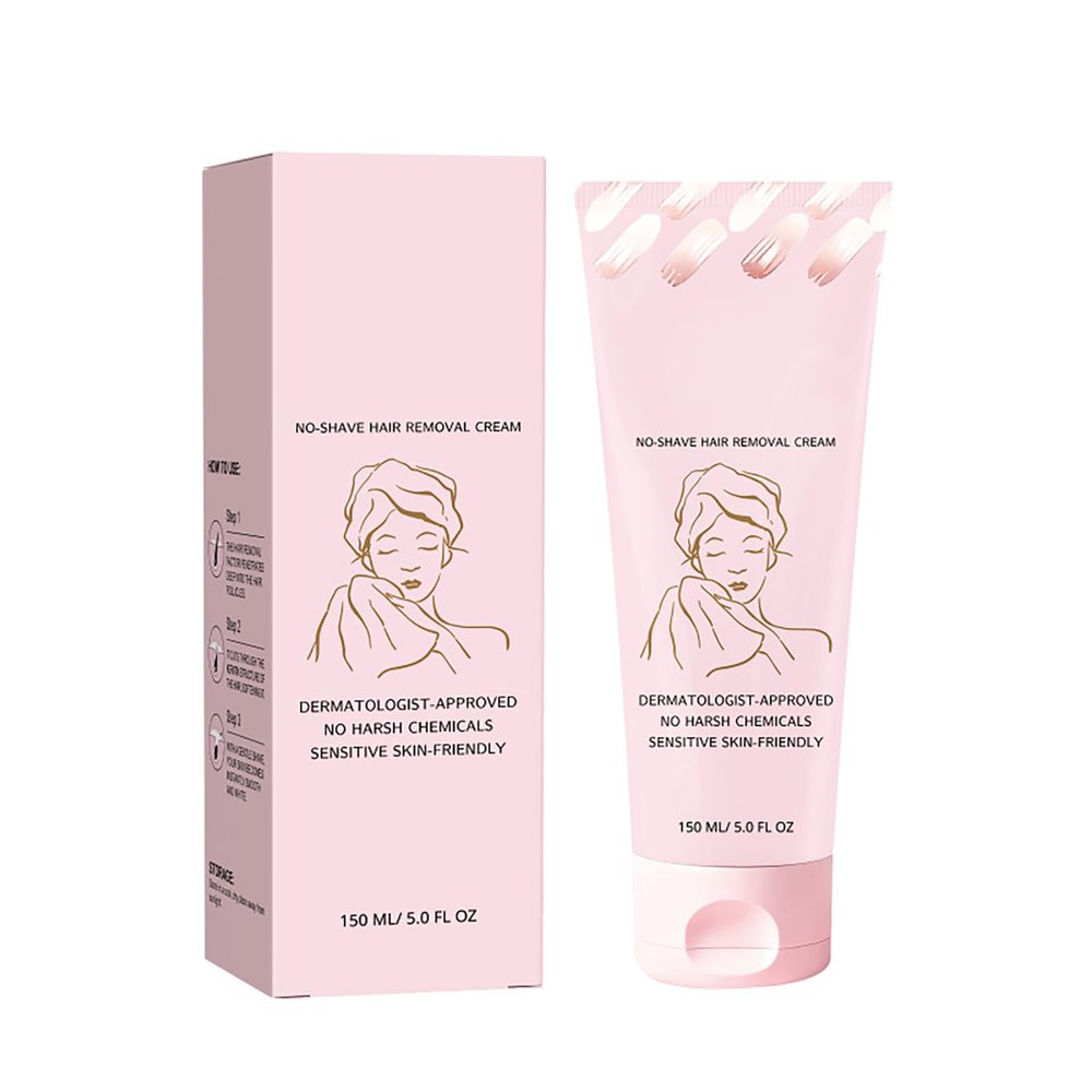 Bare Basics No Shave Hair Removal Cream, Moisturizes and Nurtures Skin, Leaving it Soft and Protected after Hair Removal, Suitable for Sensitive Skin (1)