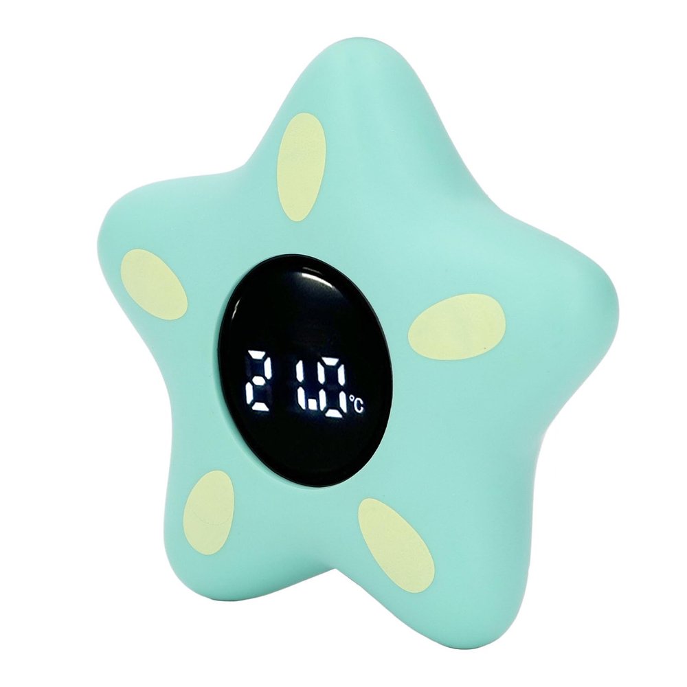 Aramox Infant Bathtub Thermometer High Definition Digital Display Water Thermometer, Slick Surface, Low Temperature Reminder, Apply to Parents and Baby, Size 10x10x3cm