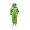 CSDASW Beekeeping Protective Clothing 3D Air Cotton Bee Suit Beekeeper Costume Veil Hood Hat Anti-Bee Beekeeper Suit(Round Hat Green,X-Large) view 1