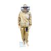 CSDASW Beekeeping Protective Clothing 3D Air Cotton Bee Suit Beekeeper Costume Veil Hood Hat Anti-Bee Beekeeper Suit(Round Hat Green,X-Large) view 3