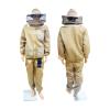 CSDASW Beekeeping Protective Clothing 3D Air Cotton Bee Suit Beekeeper Costume Veil Hood Hat Anti-Bee Beekeeper Suit(Round Hat Green,X-Large) view 4