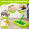 8 Pack Reusable Microfiber Mop Pads Refills, Washable Wet and Dry Sweeping & Mopping Cloths Compatible with Sweeper Mops, for Hardwood and All Floor Surfaces Cleaning view 4