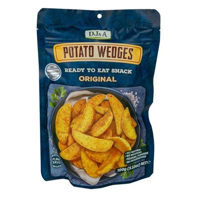 DJ & A Potato Wedges Original 4 x 100g