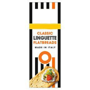 Classic Linguette Flatbreads, Italian Crisp Baked Antipasti, Extra Virgin Olive Oil, Vegan Suitable, 150g