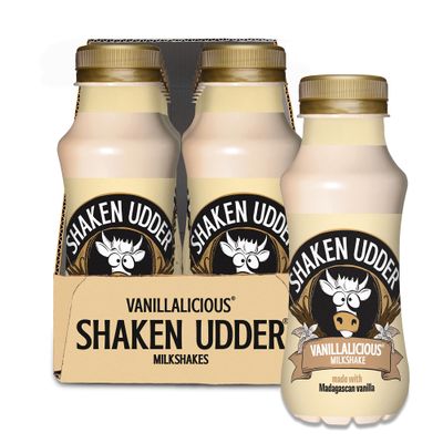 Shaken Udder Vanillalicious Milkshake 12x250ml