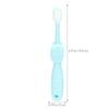 BAZEITFLOW 3PCS Cartoon Hippo Toothbrush Set with Soft Dense Bristles for Safe Material Pink Yellow Blue Brushes for Teeth Care view 2