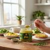 Just Ghee Moringa & Curry Leaves Ghee | Plant-Infused Cow Ghee | Traditionally Slow-Infused | Gentle | Everyday Wellbeing Support | 300g view 2