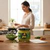 Just Ghee Moringa & Curry Leaves Ghee | Plant-Infused Cow Ghee | Traditionally Slow-Infused | Gentle | Everyday Wellbeing Support | 300g view 3