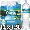 Aqua Still Natural Mineral Water 1.5L - Pack of 12 - Great Taste - Premium British Mineral Water view 1