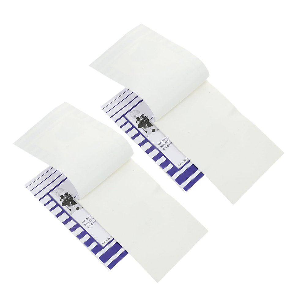 FreshCart Basics 200pcs Lens Cleaning Tissue Paper Double-Sided Soft Wipes for Microscope Camera Eyeglasses Optical Lenses Nonscratch Maintenance