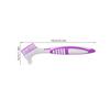 VALICLUD 8pcs Denture Cleaning Brush Double-Sided Soft Nylon Bristles Dual-Angle Heads Ergonomic Grip for Precise Denture Care and Retainer Maintenance Suitable for Seniors and Travel view 2