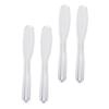 BIUDECO 4pcs Cosmetic Mask Spatulas Premium Plastic Facial Skin Care Applicators Ergonomic Design for Even Application of Peel Serum and Creams Portable view 1