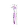 ifundom 8pcs Dual-Headed Denture Brush with Ergonomic Grip Firm Nylon Bristles for Deep Cleaning False Teeth Braces and Mouth Guards Portable Oral Cleaning Tool for Elderly Go Use view 2