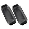 [Asukohu] Clear Arm Cover Household Protective Sleeve for Outdoor Activities Dishwashing Gardening Work 1 Pair TPU Sleeve Protector, Large Black Size, One size view 1
