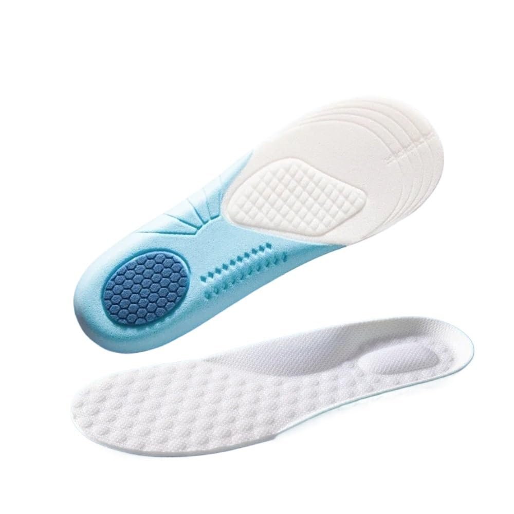 1/2Pairs Kids Memory Foam Insoles Children Orthopedic Pad Breathable Flat Foot Arch Support Insert Sport Shoes Running Care Tool(White-2Pair,31-35)