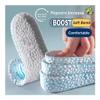1Pair Boost Height Increase Shoes Insoles Men Women Soft Comfort Running Sports Insole for Feet 1.5/2.5/3.5cm Growing Shoe Pads(2.5cm,EU35-36(230mm)) view 2