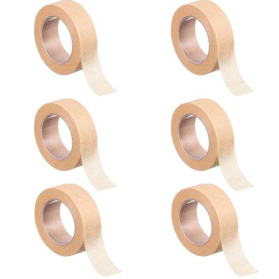 6 Rolls Flexible Skin Tape Breathable Nose Tape,Micropore Surgical Tape,Self Adhesive Skin for pe Wound Dressings Eyelash Extension Injuries Swelling Sports 1.25cm x 9.14m