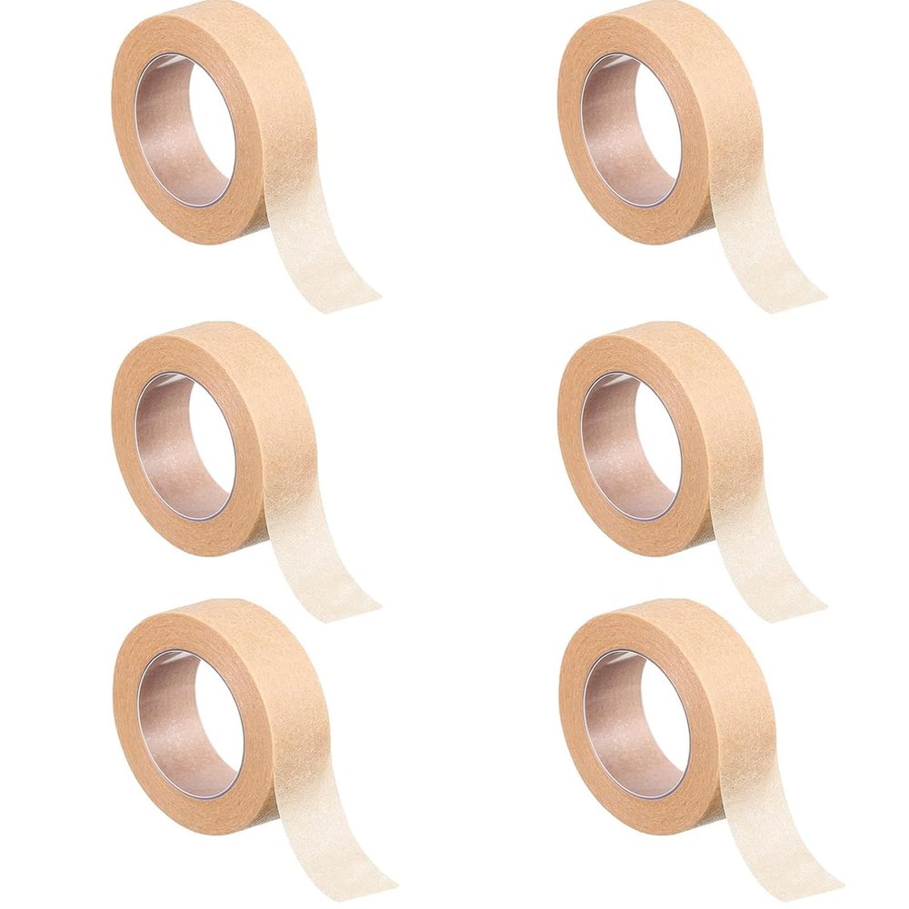 6 Rolls Flexible Skin Tape Breathable Nose Tape,Micropore Surgical Tape,Self Adhesive Skin for pe Wound Dressings Eyelash Extension Injuries Swelling Sports 1.25cm x 9.14m