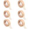 6 Rolls Flexible Skin Tape Breathable Nose Tape,Micropore Surgical Tape,Self Adhesive Skin for pe Wound Dressings Eyelash Extension Injuries Swelling Sports 1.25cm x 9.14m view 1