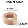 6 Rolls Flexible Skin Tape Breathable Nose Tape,Micropore Surgical Tape,Self Adhesive Skin for pe Wound Dressings Eyelash Extension Injuries Swelling Sports 1.25cm x 9.14m view 2