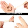 6 Rolls Flexible Skin Tape Breathable Nose Tape,Micropore Surgical Tape,Self Adhesive Skin for pe Wound Dressings Eyelash Extension Injuries Swelling Sports 1.25cm x 9.14m view 3