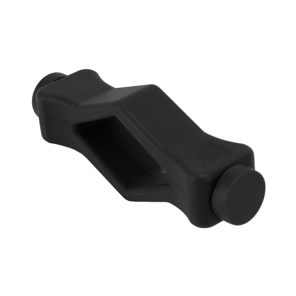Yosoo Health Gear Universal Front Load Washer Door Prop Stopper, Flexible Holder Prevents Slamming and Mold, Soft Silicone Gripper Keeps Washer Door Open for Air Dry, with 3 Adhesive Striks (black)
