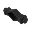 Yosoo Health Gear Universal Front Load Washer Door Prop Stopper, Flexible Holder Prevents Slamming and Mold, Soft Silicone Gripper Keeps Washer Door Open for Air Dry, with 3 Adhesive Striks (black) view 1