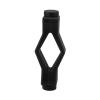 Yosoo Health Gear Universal Front Load Washer Door Prop Stopper, Flexible Holder Prevents Slamming and Mold, Soft Silicone Gripper Keeps Washer Door Open for Air Dry, with 3 Adhesive Striks (black) view 4