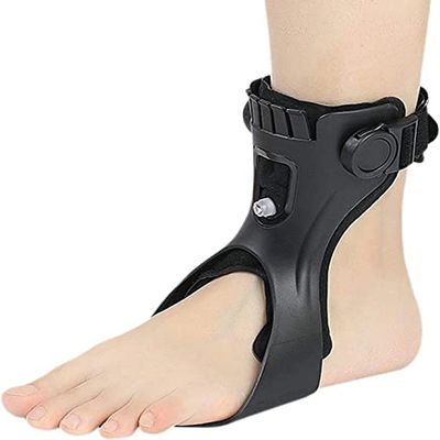 Dyqyym Orthosis Foot Drop Splint,Foot Drop Brace Orthosis, Ankle Orthosis Support with Comfortable Inflatable Airbag, for Improved Walking Gait, Pain Relief and Relieve Pressure (Right X) (Left X)