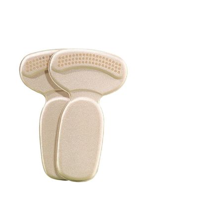 1/2Pair Shoe Heel Post Memory Foam Sticker Insoles Foot Heel Pad Sports Shoes Adjustable Antiwear Feet Insoles Heel Protector(Beige-2Pair)